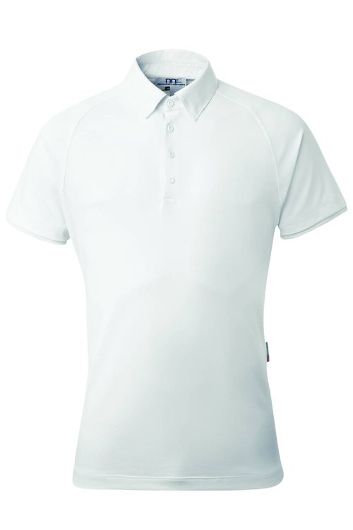 READY TO SHIP: Alessandro Albanese Men's Short Sleeve Polo Skin Shirt - Small - White