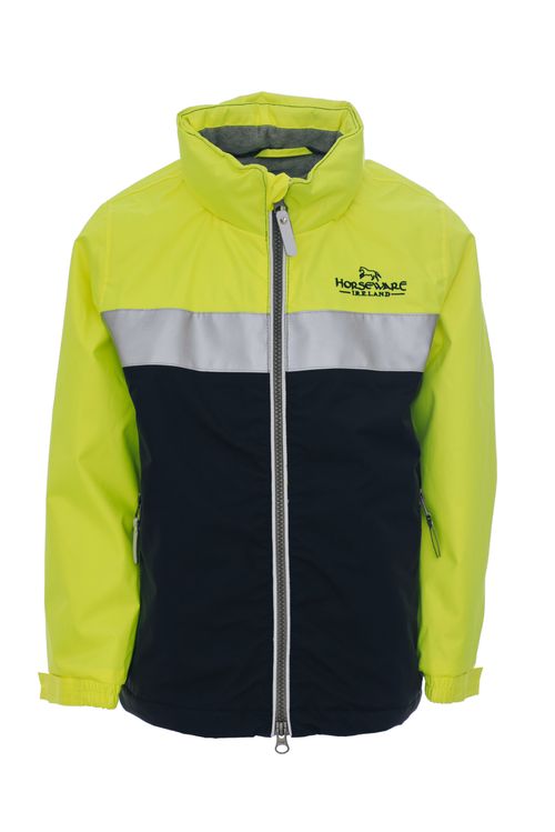 READY TO SHIP: Horseware Kids' Corrib Neon Jacket - 11-12 years - Flourescent Yellow