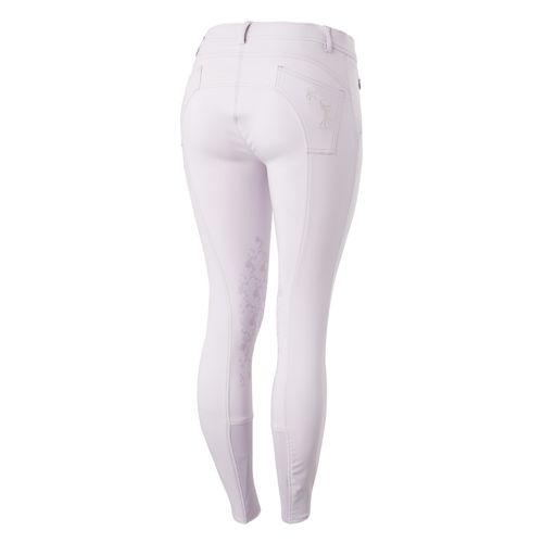 READY TO SHIP: Horze Women's Kaitlin Knee Patch Breeches - EU 44/US 32 - Orchid Hush
