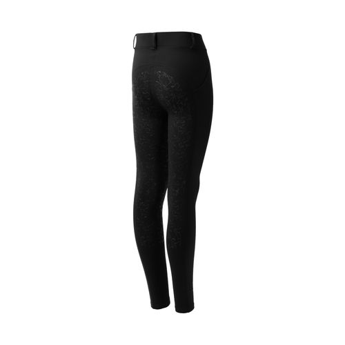 Horze Kids' Dea Winter Thermo Full Seat Tights - Caviar