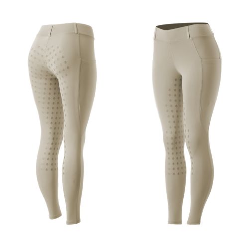 Equinavia Women's Classic Full Seat Riding Tights - Tan