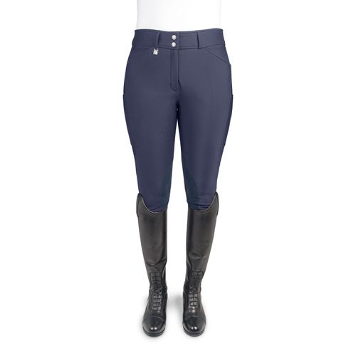 Romfh Women's Willow Euro Knee Patch Winter Breeches - Navy