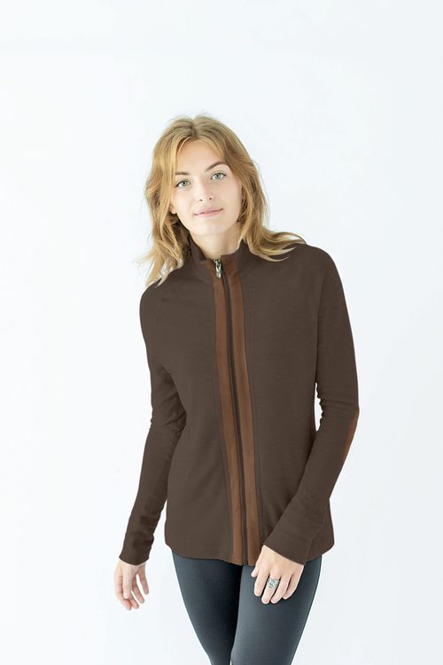 READY TO SHIP: Chestnut Bay Women's Rider Lounge Cardigan - Small - Dark Truffle