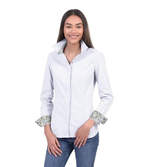 READY TO SHIP: Chestnut Bay Women's Annie-O Western Show Shirt - Small - White