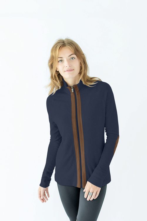 READY TO SHIP: Chestnut Bay Women's Rider Lounge Cardigan - X Small - Dark Navy
