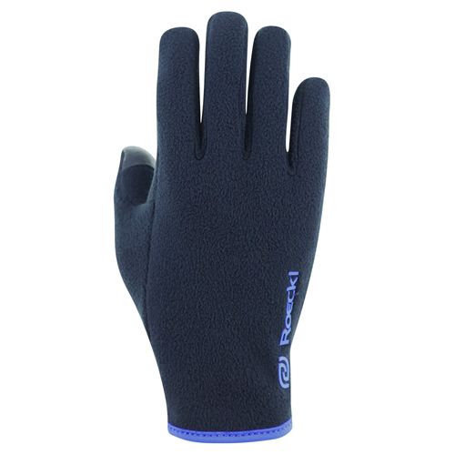 Roeckl Kids' Noville Winter Gloves - Black/Blue
