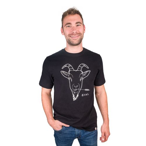 Centaur Ranch Men's Short Sleeve Farm Tee - Black G.O.A.T