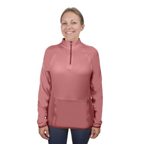 Ovation Women's Half Zip Riding Fleece - Muted Clay