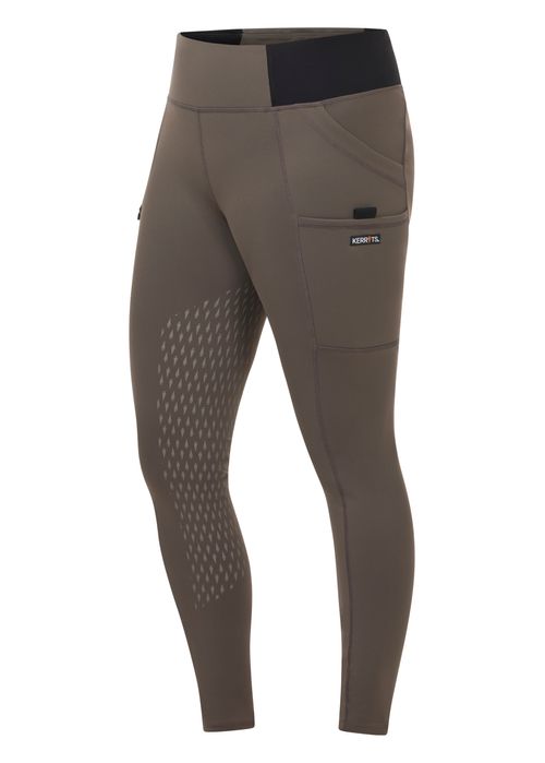 Kerrits Women's Solutions Full Leg Pocket Tights - Mink