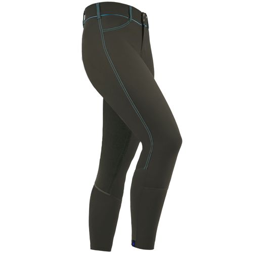Irideon Women's Zanzibar Techfleece Full Seat Breeches - Truffle/Sky