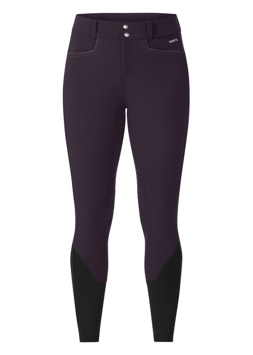 Kerrits Women's K-Flex Knee Patch Breeches - Plum Noir