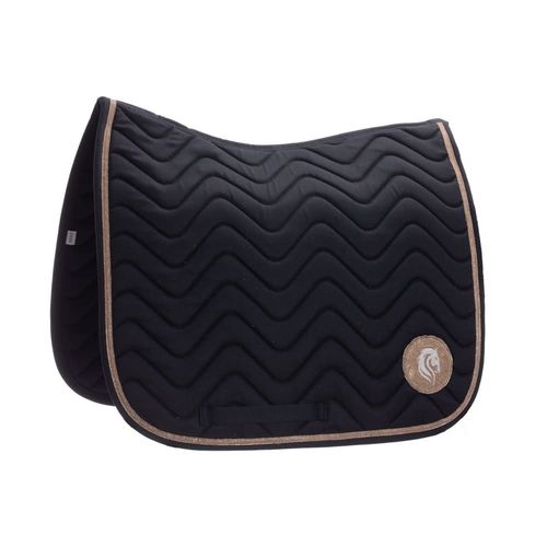 Equinavia Glam Dressage Saddle Pad - Navy/Gold