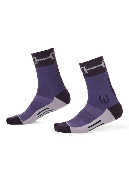 Kerrits Women's Band Of Bits Paddock Socks - Wild Orchid