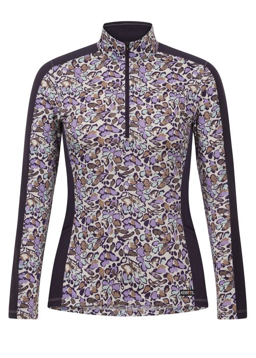 Kerrits Women's Breeze Ice Fil Long Sleeve Shirt - Orchid Springtime