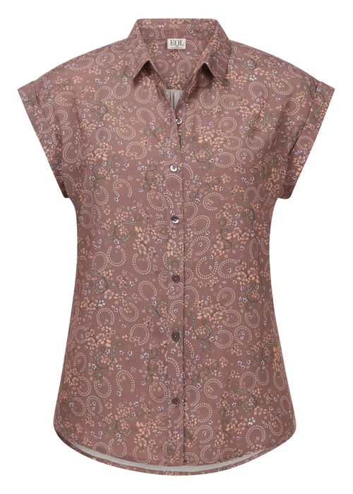 EQL Women's Charmed Cap Sleeve Shirt - Rosedust/Horseshoe Dot Floral