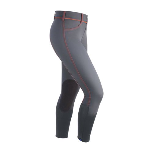 Irideon Women's Zanzibar Knee Patch Breeches - Graphite/Cayenne
