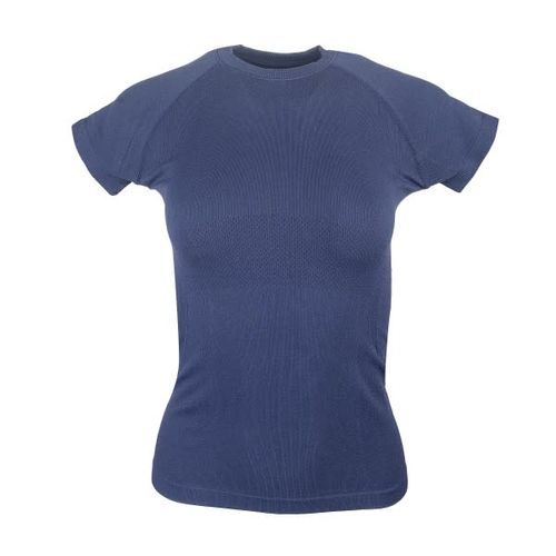 Romfh Women's Seamless Short Sleeve Shirt - Navy