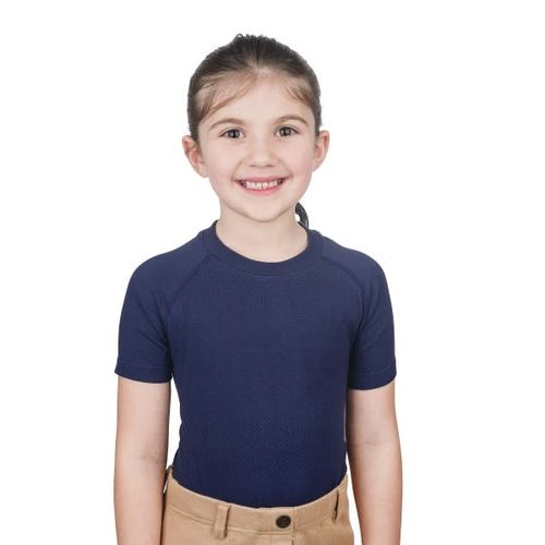 Romfh Kids' Seamless Short Sleeve Shirt - Navy