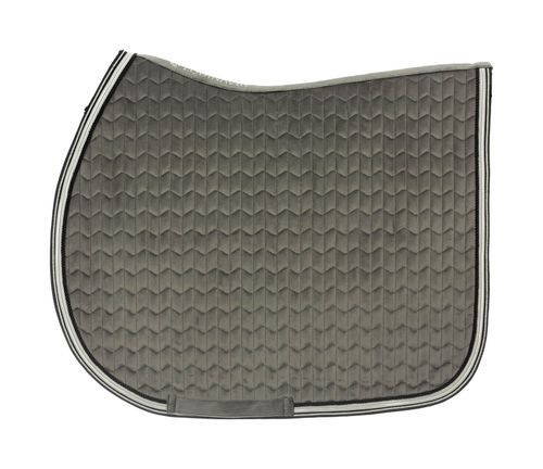 Equinavia Malmo Velvet Herringbone All Purpose Saddle Pad - Grey