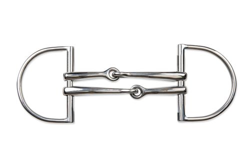 Shires Hunter Dee Offset Double Mouthpiece