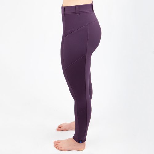 READY TO SHIP: Irideon Women's Thermasoft Full Seat Breeches - Medium - Aubergine