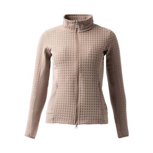 OPENBOX: B Vertigo Women's Darcey Technical Mesh and Fleece Jacket - EU 34/US 4 - Mud Brown