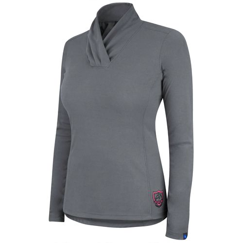 READY TO SHIP: Irideon Women's Chinchillaaah Snuggle Vee - Medium - Dove Grey