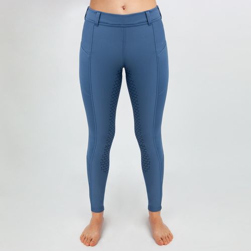 READY TO SHIP: Irideon Women's Thermasoft Full Seat Breeches - Medium - Blueprint