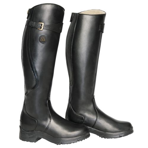 OPENBOX: Mountain Horse Women's Snowy River Winter Tall Boot - 7 Regular Regular - Black