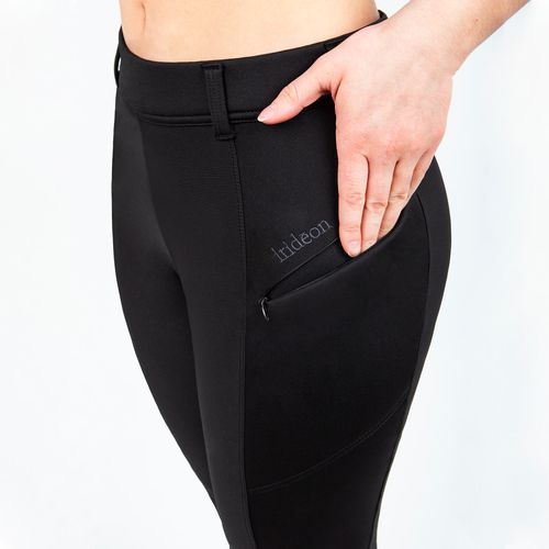 OVERSTOCK: Irideon Women's Thermasoft Bootcut Breeches - Large - Black