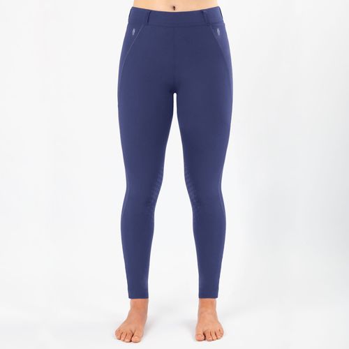 READY TO SHIP: Irideon Kids' Issential Capriole Knee Patch Tights - Medium - Deep Lavender