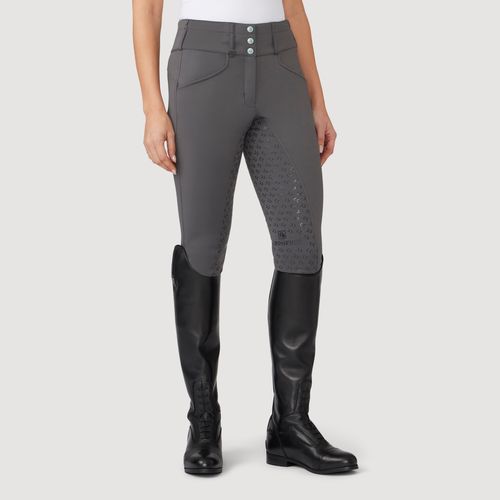 OPENBOX: Romfh Women's Evelyn 3 Button Full Grip Breeches - 32 Regular - Greystoke