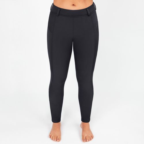 READY TO SHIP: Irideon Women's Thermasoft Knee Patch Breeches - X Small - Black