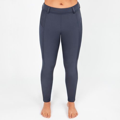 READY TO SHIP: Irideon Women's Thermasoft Knee Patch Breeches - Medium - Charcoal