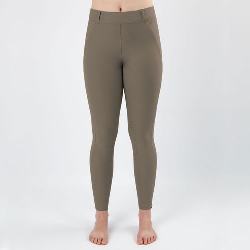 READY TO SHIP: Irideon Kids' Issential Capriole Knee Patch Tights - Medium - Brindle