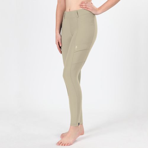 READY TO SHIP: Irideon Women's Issential Cargo Knee Patch Tights - Small - Classic Tan