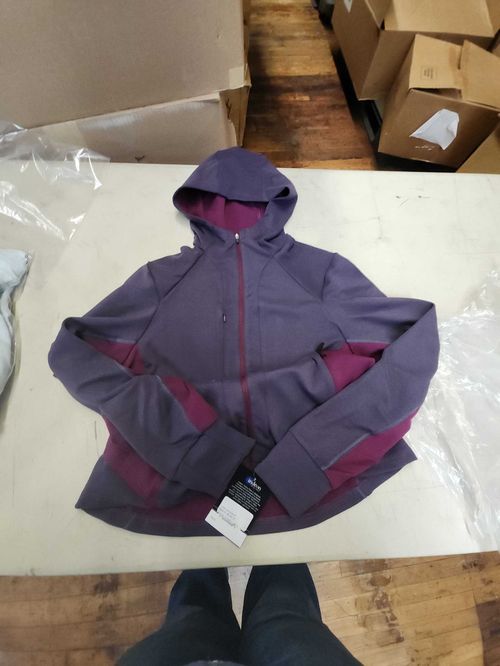READY TO SHIP: Irideon Women's Himalayer Zip Hoodie - Medium - Aubergine