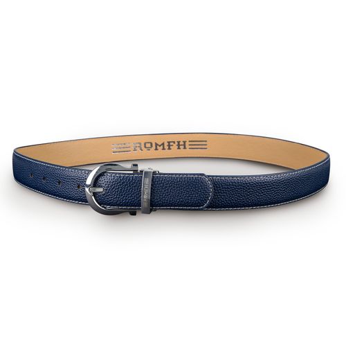 Romfh Women's Horse Shoe Buckle Belt - Navy