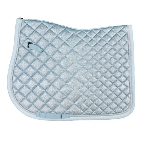 Romfh Glitter AP Saddle Pad - Oasis Sky/Silver Trim