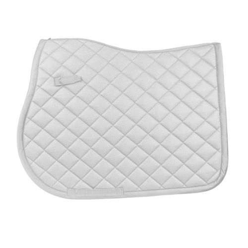 Ovation Sparkle AP Saddle Pad - White/Silver