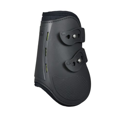Woof Wear Vision Fetlock Boot - Black/Brushed Steel
