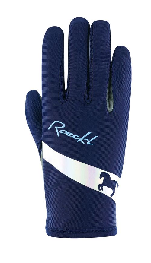Roeckl Kids' Kapriole Riding Gloves - Patriot Blue