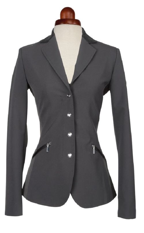 BARGAIN BARN: Shires Aubrion Women's Oxford Show Jacket - 40 - Black
