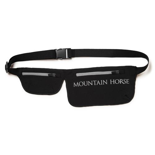 BARGAIN BARN: Mountain Horse Double Waist Bag - One Size - Black