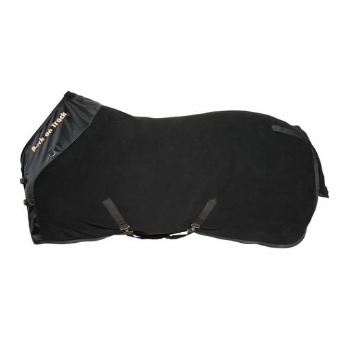 OPENBOX: Back on Track Supreme Fleece Blanket w/D-Rings - 90(175cm) - Black