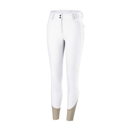 RJ Classics Women's Hayden Silicon Knee Patch Breeches - White
