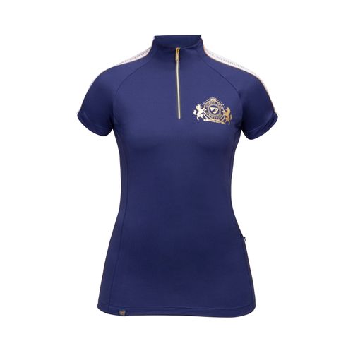 Shires Aubrion Women's Team Short Sleeve Sun Shirt - Midnight