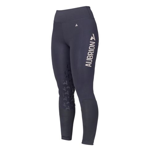Shires Aubrion Women's React Rhythm Full Seat Riding Tights - Shadow