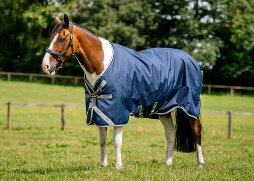 Amigo 1200D Turnout 250g - Navy/Titanium Grey/Silver