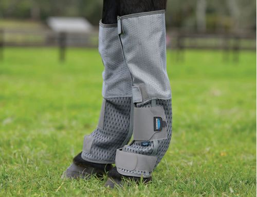 Weatherbeeta Comfitec Hexi Shield Fly Wraps - Grey/Silver